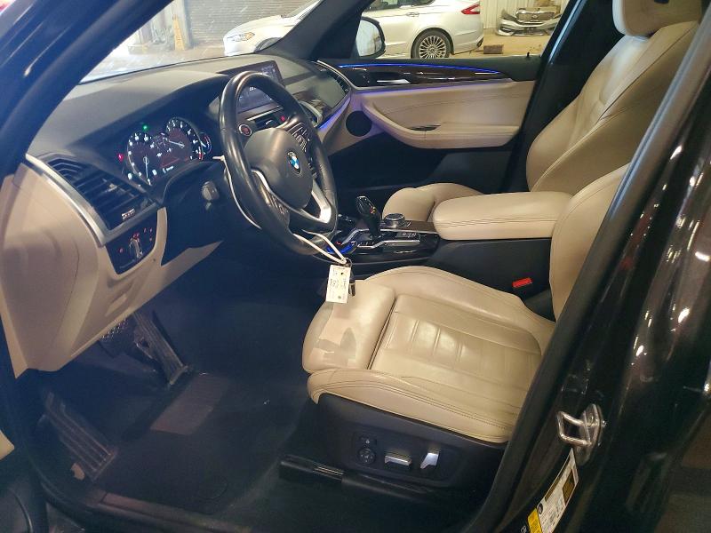 2019 BMW X3 VIN 5UXTR9C51KLE17872 COPART salvage auction — FRONT END, Mi - Certificate Of Title, sold $10,600 on 2026-07-10 (photo 7)