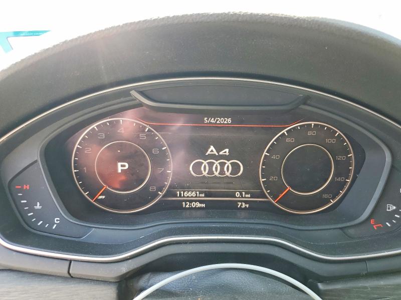 2018 Audi A4 VIN WAUKMAF4XJN018469 COPART salvage auction — MECHANICAL, Va - Certificate Of Title (P), sold $6,600 on 2026-07-29 (photo 9)