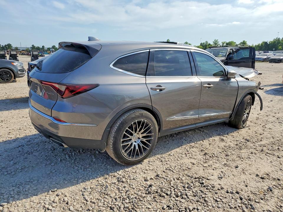2024 Acura Mdx VIN 5J8YE1H45RL012255 COPART salvage auction — FRONT END, Tx - Salvage Vehicle Title, sold $10,100 on 2026-07-24 (photo 3)