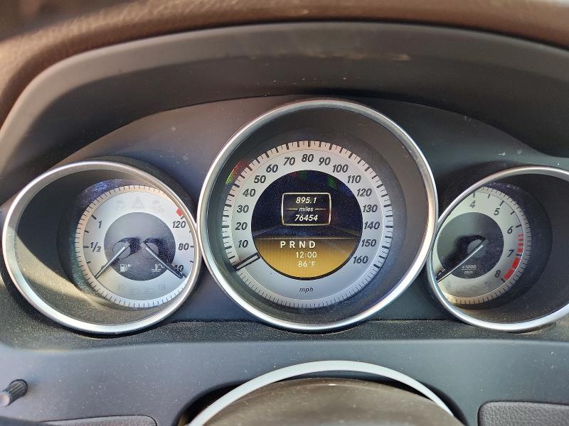 2012 Mercedes-benz C class VIN WDDGF4HB6CR203295 COPART salvage auction — MECHANICAL, Al - Certificate Of Title (P), sold $1,150 on 2026-07-13 (photo 9)