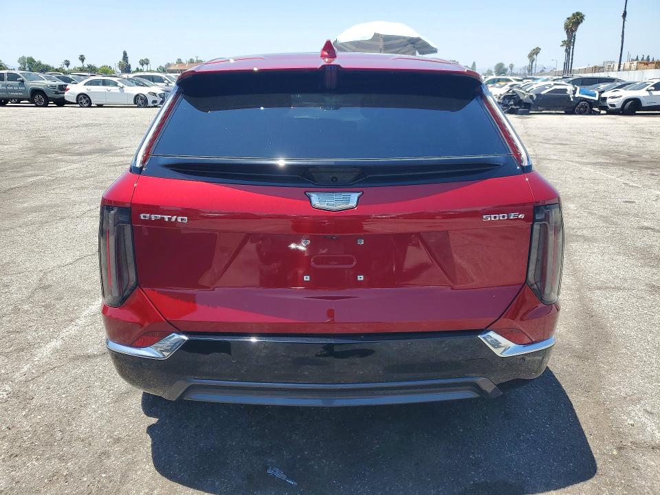 2025 Cadillac Optiq luxu VIN 3GYK3BMRXSS267902 COPART salvage auction — FRONT END, Ca - Salvage Certificate (P), sold $16,300 on 2026-07-24 (photo 6)