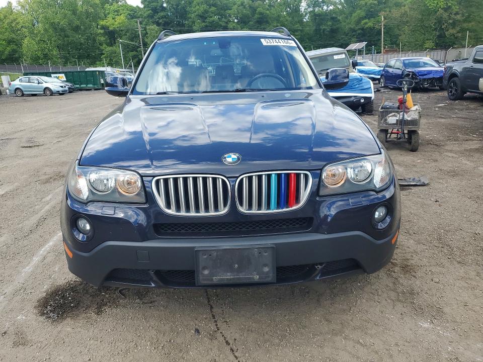 2010 BMW X3 VIN WBXPC9C43AWJ39663 COPART salvage auction — REAR END, Md - Cert Of Salvage > 75% Damage, sold $825 on 2026-07-14 (photo 5)
