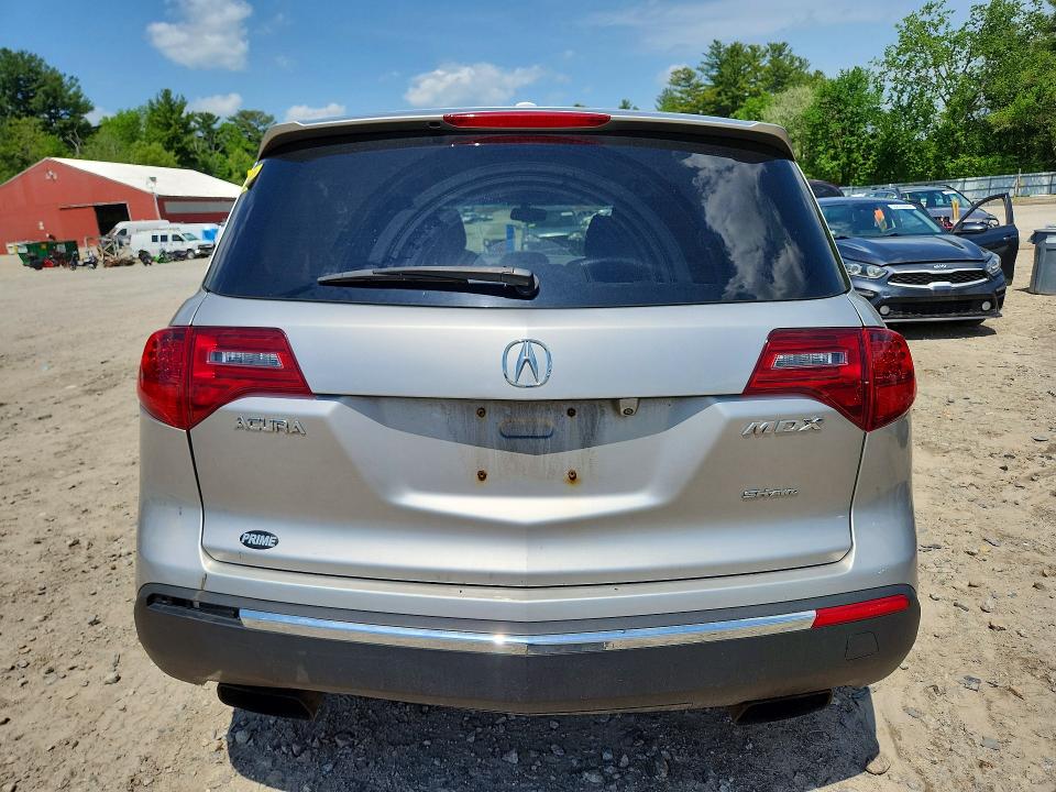 2011 Acura Mdx VIN 2HNYD2H64BH543856 COPART salvage auction — FRONT END, Ma - Cert Of Title-Reconstrctd Coll, sold $325 on 2026-08-03 (photo 6)