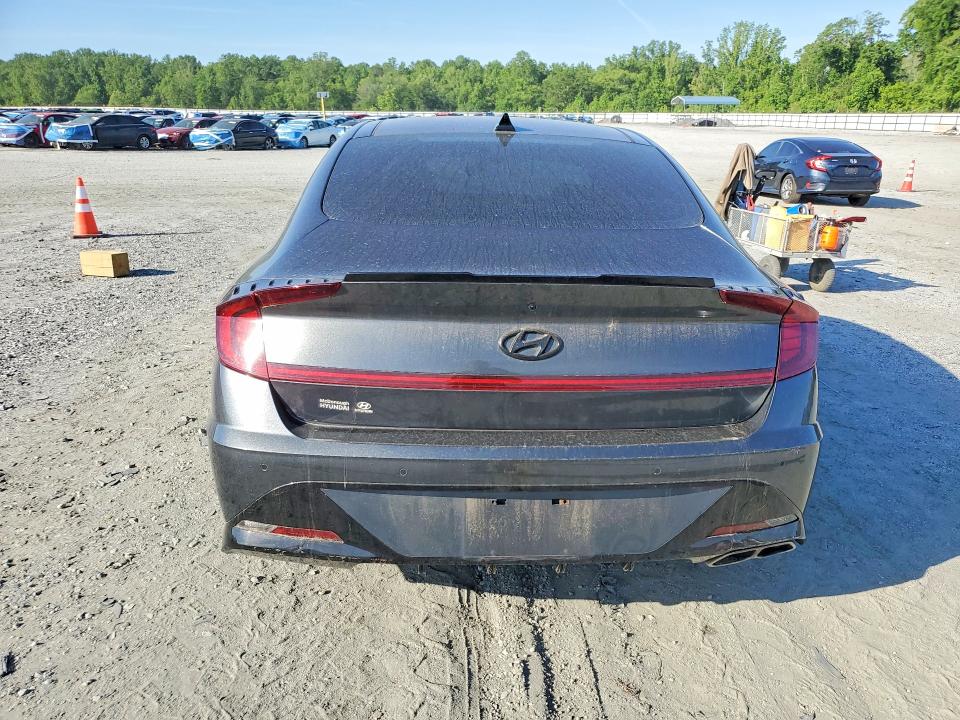 2022 Hyundai Sonata VIN KMHL34J25NA195652 COPART salvage auction — FRONT END, Ga - Certificate Of Title (P), sold $4,150 on 2026-07-15 (photo 6)