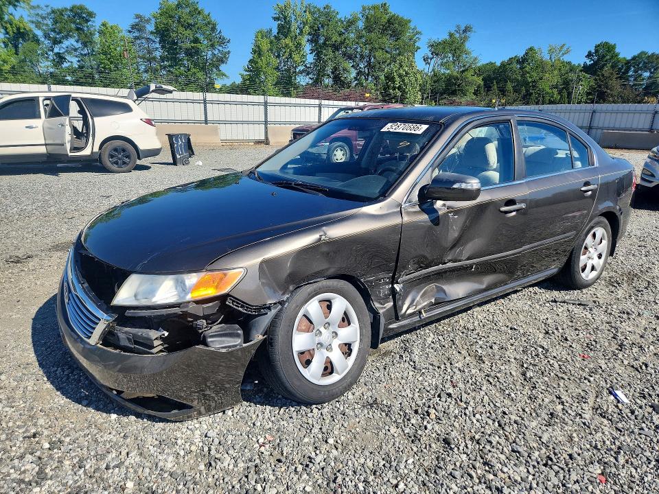 2010 Kia Optima VIN KNAGG4A84A5423588 COPART salvage auction — FRONT END, Sc - Cert Of Title-Salvage, sold $625 on 2026-07-20 (photo 1)