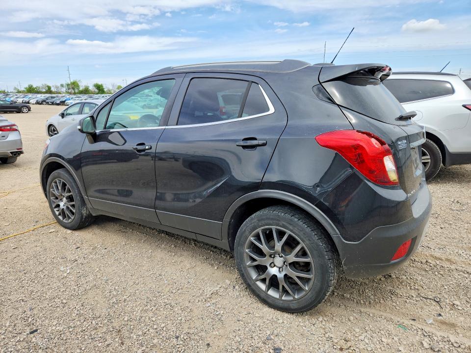 2016 Buick Encore VIN KL4CJ2SM7GB597825 COPART salvage auction — HAIL, Ia - Cert Of Title-Salvage Title, sold $2,400 on 2026-07-08 (photo 2)