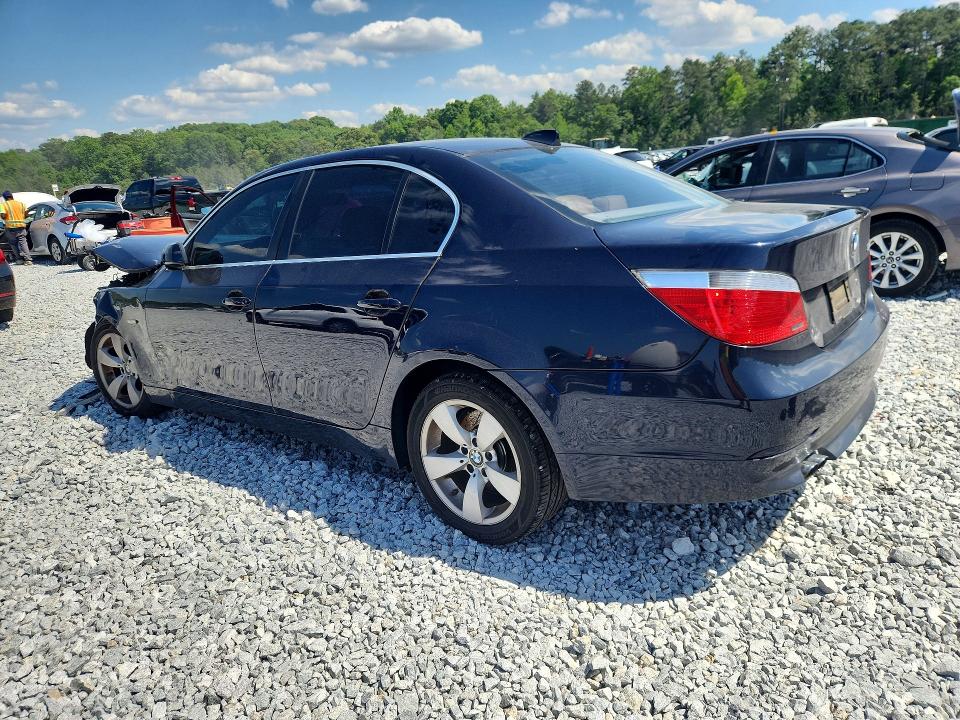 2007 BMW 5 series VIN WBANE53507CY07233 COPART salvage auction — FRONT END, GA - CERT OF TITLE-SALVAGE, sold $350 on 2026-07-09 (photo 2)