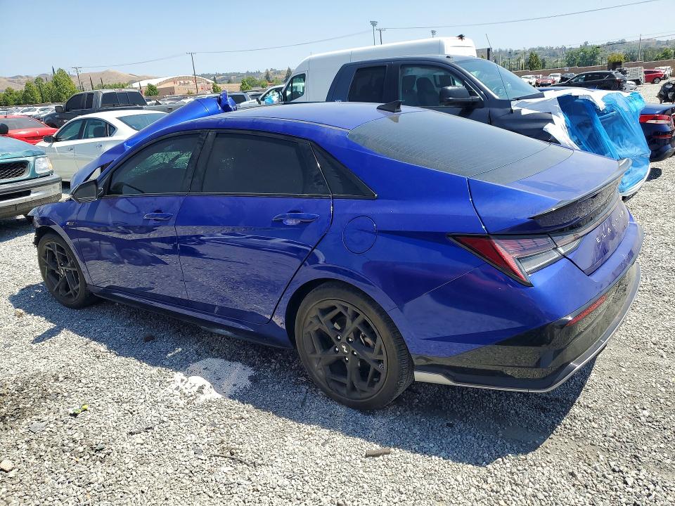 2024 Hyundai Elantra VIN KMHLR4DF8RU813502 COPART salvage auction — FRONT END, Ca - Certificate Of Title, sold $950 on 2026-07-14 (photo 2)