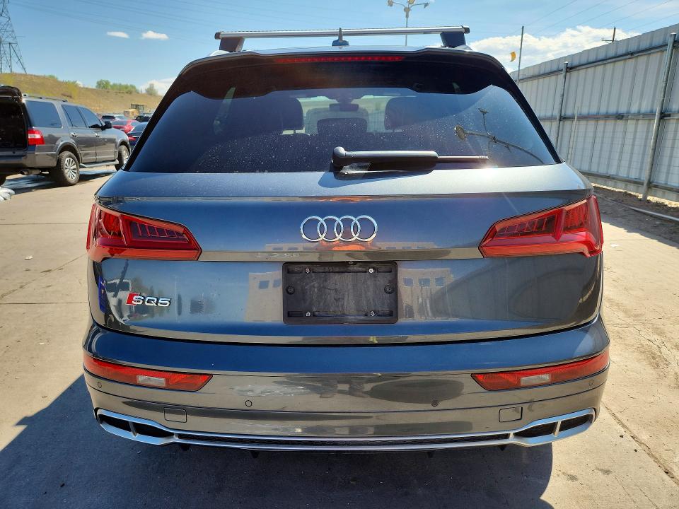 2018 Audi Sq5 VIN WA1A4AFY0J2166580 COPART salvage auction — MINOR DENT/SCRATCHES, Co - Certificate Of Title, sold $12,300 on 2026-07-09 (photo 6)