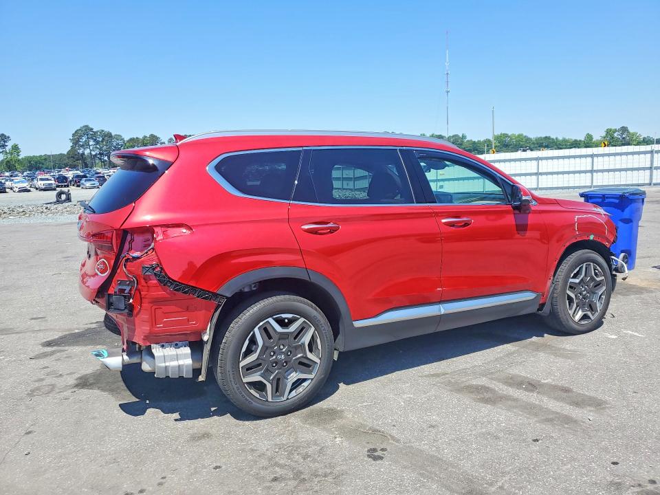 2023 Hyundai Santa fe VIN 5NMS44AL6PH552044 COPART salvage auction — REAR END, Nc - Salvage Certificate Of Title, sold $1,000 on 2026-07-02 (photo 3)