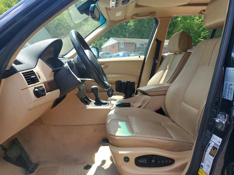 2010 BMW X3 VIN WBXPC9C43AWJ39663 COPART salvage auction — REAR END, Md - Cert Of Salvage > 75% Damage, sold $825 on 2026-07-14 (photo 7)