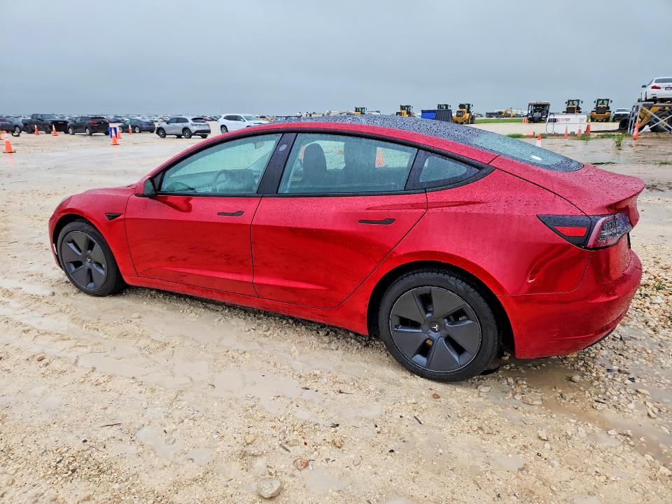 2021 Tesla Model 3 VIN 5YJ3E1EB0MF048913 COPART salvage auction — NORMAL WEAR, Tx - Certificate Of Title, sold $17,500 on 2026-07-14 (photo 2)