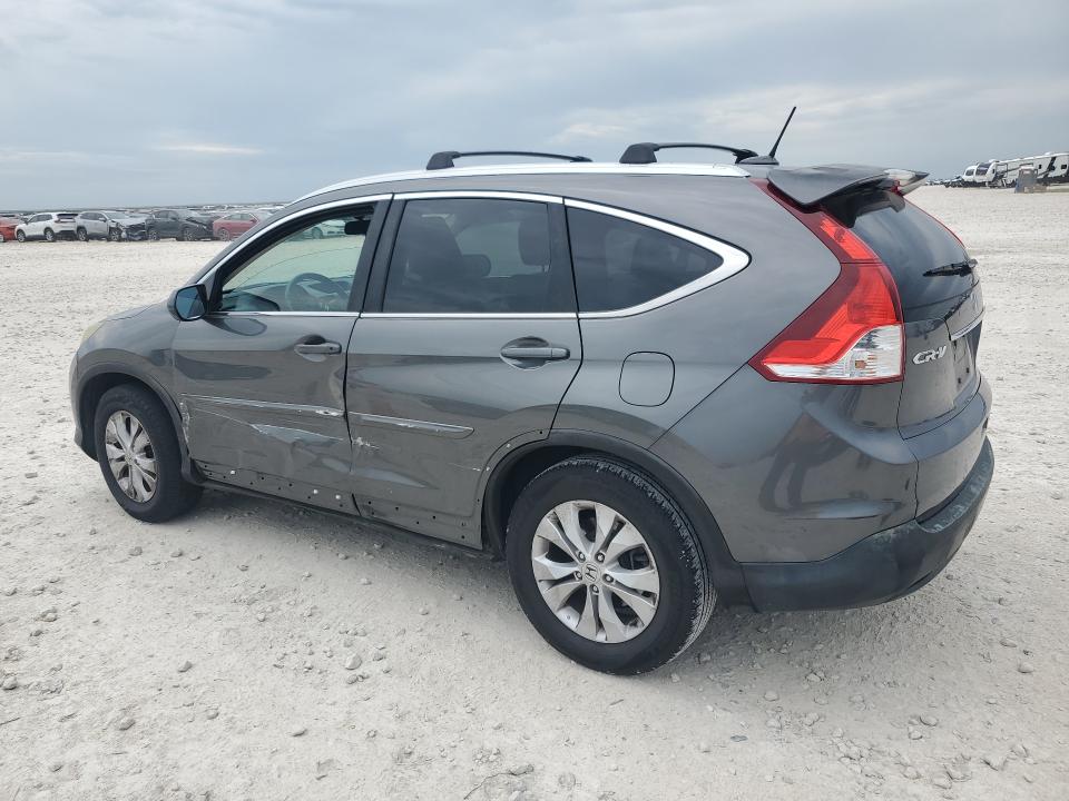 2014 Honda Crv VIN 2HKRM3H76EH529557 COPART salvage auction — SIDE, TX - SALVAGE VEHICLE TITLE, sold $2,900 on 2026-07-02 (photo 2)