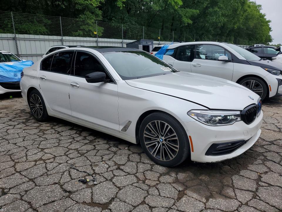 2017 BMW 5 series VIN WBAJE5C36HG915430 COPART salvage auction — MINOR DENT/SCRATCHES, Al - Certificate Of Title, sold $9,000 on 2026-07-21 (photo 4)