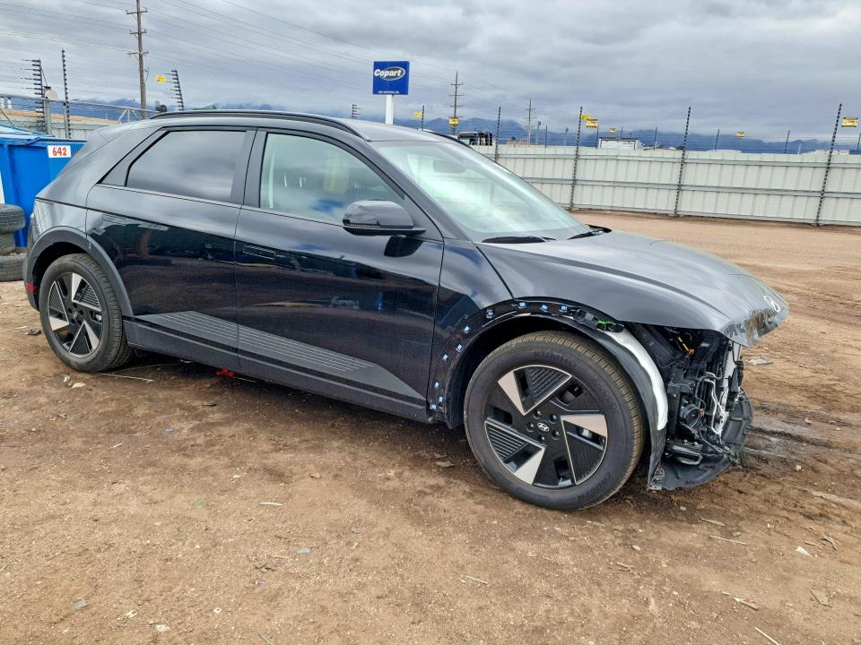 2025 Hyundai Ioniq VIN 7YAKNDDC0SY040890 COPART salvage auction — FRONT END, Co - Salvage Title, sold $13,900 on 2026-07-22 (photo 4)