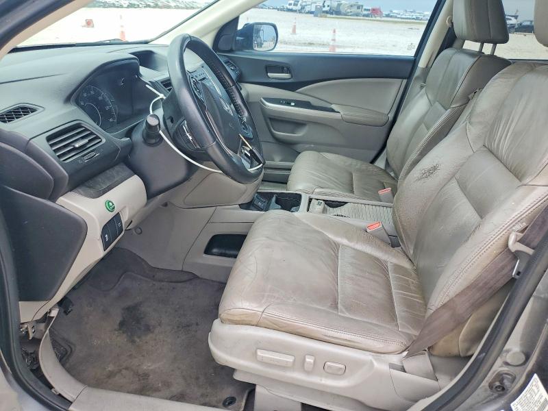 2014 Honda Crv VIN 2HKRM3H76EH529557 COPART salvage auction — SIDE, TX - SALVAGE VEHICLE TITLE, sold $2,900 on 2026-07-02 (photo 7)