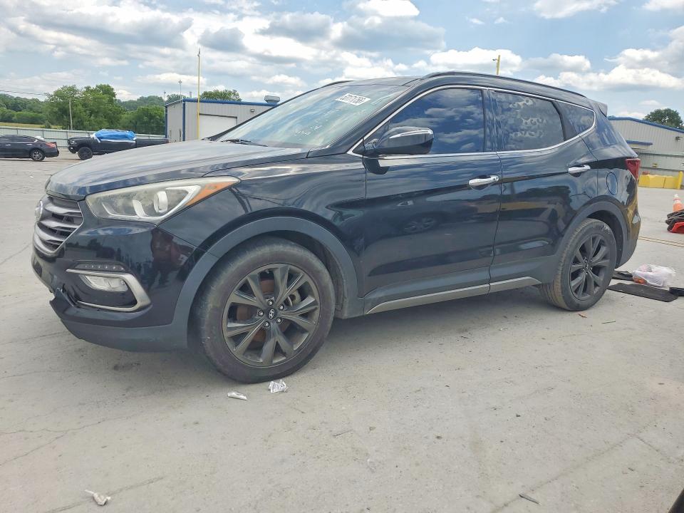 2017 Hyundai Santa fe VIN 5XYZWDLA1HG408515 COPART salvage auction — FRONT END, Tn - Certificate Of Title, sold $3,750 on 2026-07-06 (photo 1)
