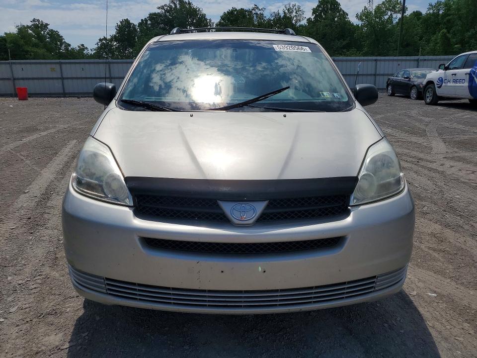 2005 Toyt Sienna VIN 5TDZA23C55S293713 COPART salvage auction — REAR END, PA - CERTIFICATE OF SALVAGE, sold $175 on 2026-07-30 (photo 5)