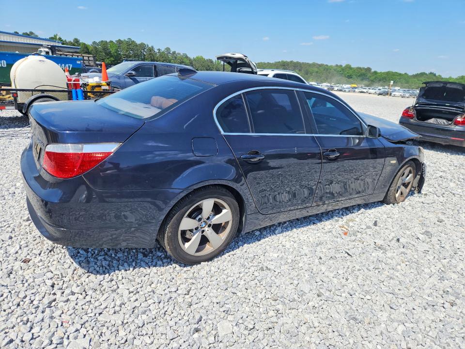 2007 BMW 5 series VIN WBANE53507CY07233 COPART salvage auction — FRONT END, GA - CERT OF TITLE-SALVAGE, sold $350 on 2026-07-09 (photo 3)