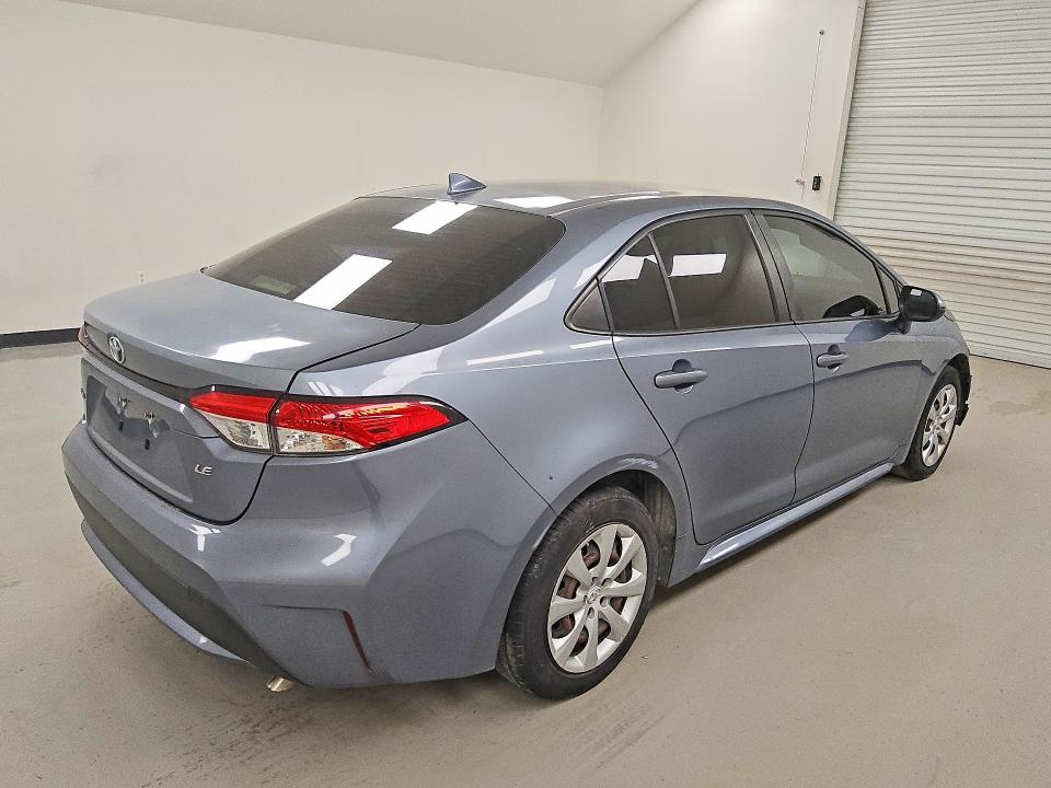 2020 Toyota Corolla VIN JTDEPRAE1LJ085543 COPART salvage auction — FRONT END, TX - CERTIFICATE OF TITLE, sold $3,300 on 2026-07-30 (photo 3)