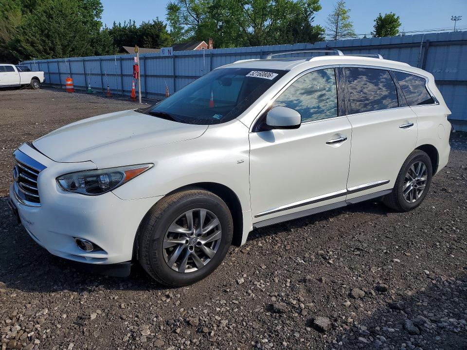 2015 Infiniti Qx60 VIN 5N1AL0MM8FC550557 COPART salvage auction — FRONT END, Md - Cert Of Salvage > 75% Damage, sold $525 on 2026-08-03 (photo 1)