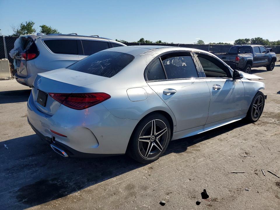2023 Mercedes-benz C class VIN W1KAF4GB9PR136124 COPART salvage auction — FRONT END, Fl - Certificate Of Title, sold $12,400 on 2026-07-18 (photo 3)