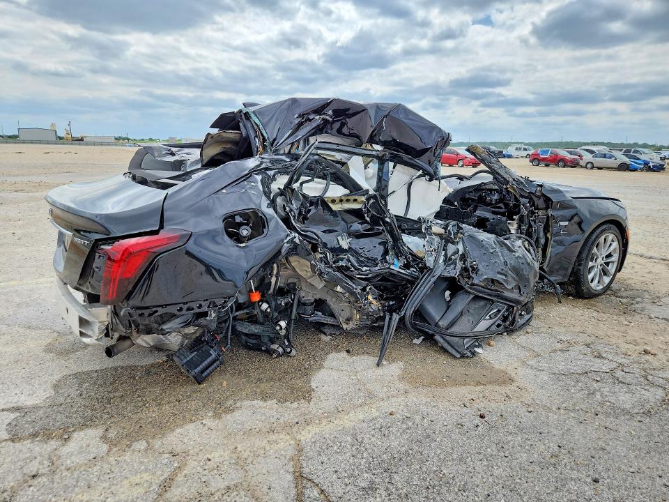2023 Cadillac Ct5 VIN 1G6DN5RK0P0133410 COPART salvage auction — SIDE, Tx - Certificate Of Title, sold $3,700 on 2026-07-02 (photo 3)