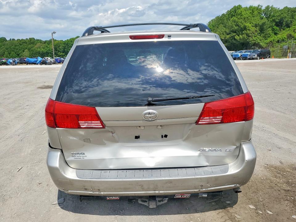 2005 Toyt Sienna VIN 5TDZA23C55S293713 COPART salvage auction — REAR END, PA - CERTIFICATE OF SALVAGE, sold $175 on 2026-07-30 (photo 6)