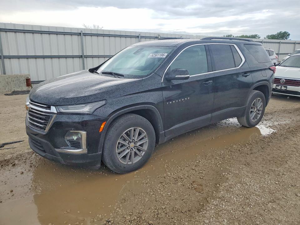 2022 Chevrolet Traverse VIN 1GNERGKW7NJ163808 COPART salvage auction — HAIL, Ks - Cert Of Title-Salvage, sold $12,700 on 2026-07-02 (photo 1)