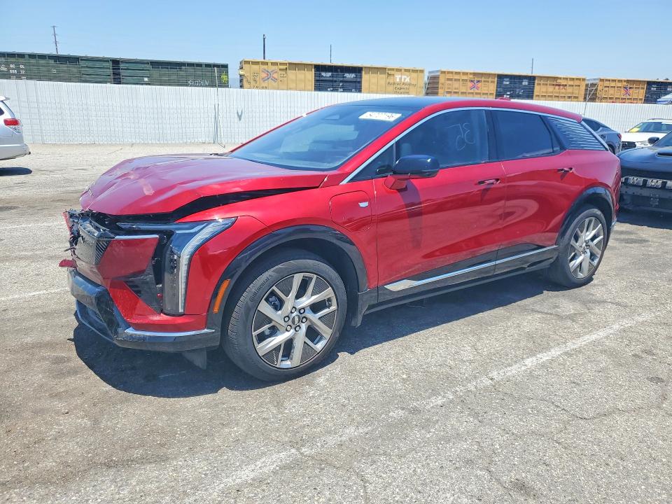 2025 Cadillac Optiq luxu VIN 3GYK3BMRXSS267902 COPART salvage auction — FRONT END, Ca - Salvage Certificate (P), sold $16,300 on 2026-07-24 (photo 1)
