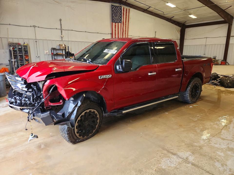 2016 Ford F150 VIN 1FTEW1EF9GFA95608 COPART salvage auction — FRONT END, Tx - Certificate Of Title, sold $5,300 on 2026-07-02 (photo 1)