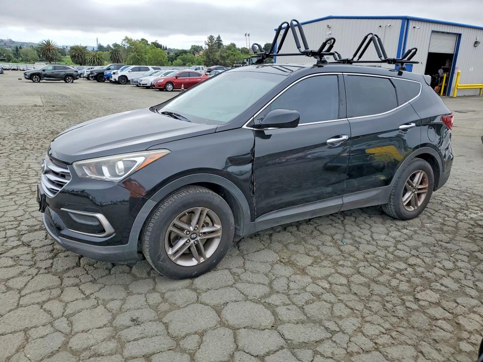2017 Hyundai Santa fe VIN 5XYZTDLB7HG444193 COPART salvage auction — MINOR DENT/SCRATCHES, Fl - Dis/Dlr/Exp Only Clean Title, sold $3,400 on 2026-07-17 (photo 1)
