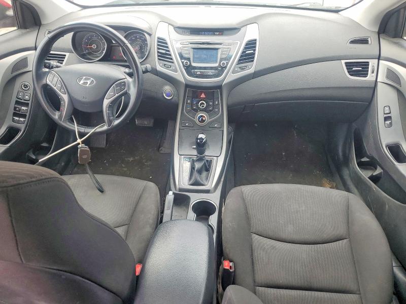 2016 Hyundai Elantra VIN KMHDH4AE7GU624453 COPART salvage auction — FRONT END, In - Cert Of Title-Salvage Title, sold $650 on 2026-07-31 (photo 8)