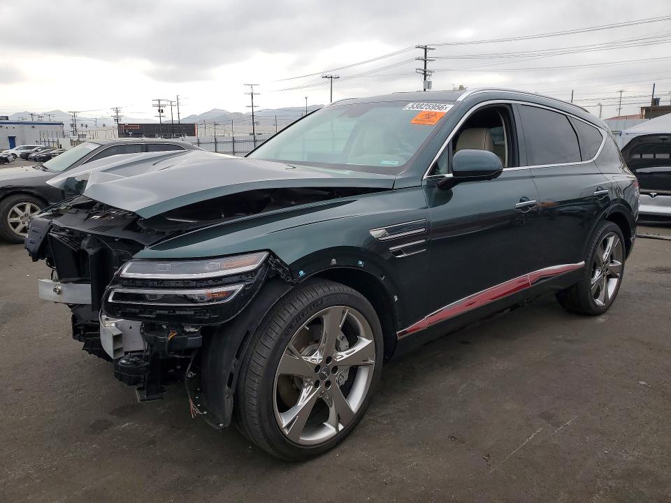 2023 Genesis Gv80 VIN KMUHCESC7PU129433 COPART salvage auction — FRONT END, Ca - Salvage Certificate, sold $22,200 on 2026-07-08 (photo 1)