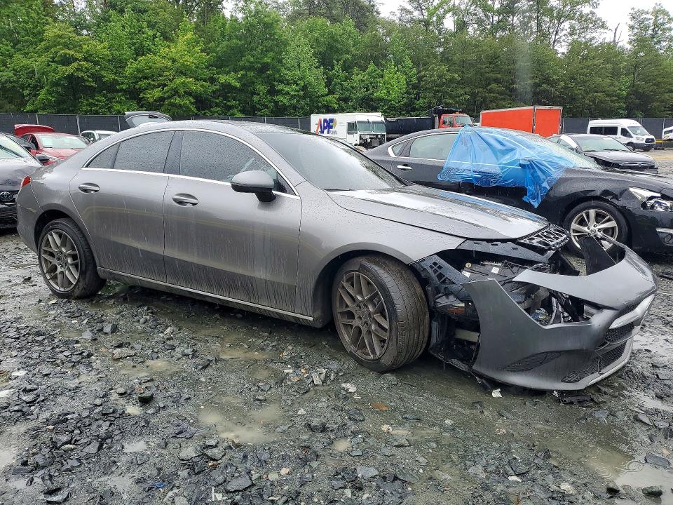 2020 Mercedes-benz Cla-class VIN WDD5J4HB9LN064518 COPART salvage auction — FRONT END, VA - CERTIFICATE OF TITLE, sold $3,800 on 2026-07-02 (photo 4)