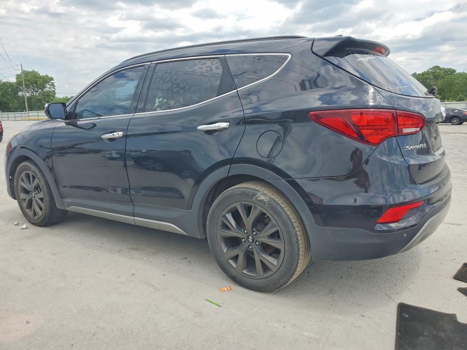 2017 Hyundai Santa fe VIN 5XYZWDLA1HG408515 COPART salvage auction — FRONT END, Tn - Certificate Of Title, sold $3,750 on 2026-07-06 (photo 2)