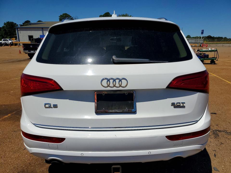 2016 Audi Q5 VIN WA1L2AFP7GA126999 COPART salvage auction — WATER/FLOOD, Tx - Salvage Title-Flood Damage, sold $4,173 on 2026-07-15 (photo 6)