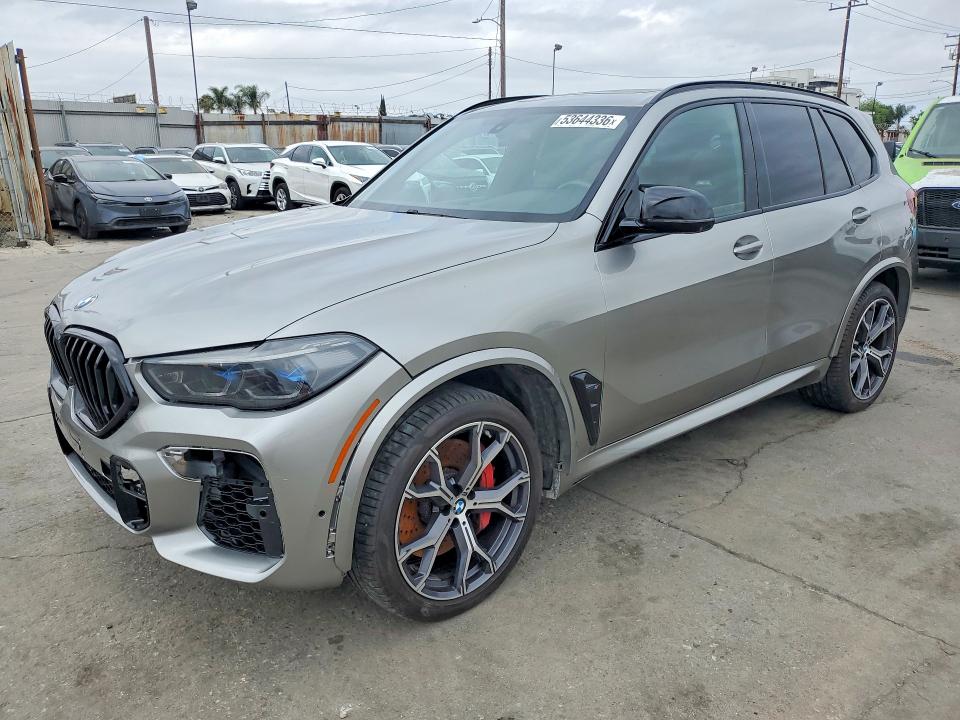 2022 BMW X5 VIN 5YMJU0C06N9L57309 COPART salvage auction — FRONT END, Ny - Mv-907A Salvage Certificate, sold $25,500 on 2026-07-21 (photo 1)