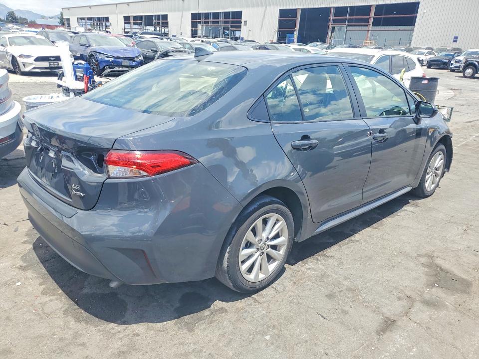 2025 Toyota Corolla VIN JTDBCMFEXS3070553 COPART salvage auction — FRONT END, Ca - Certificate Of Title, sold $9,000 on 2026-07-09 (photo 3)