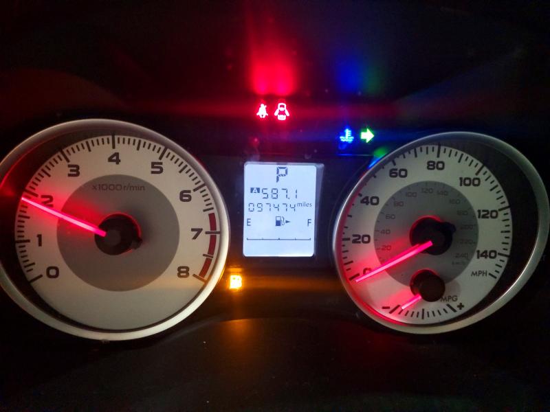 2014 Subaru Impreza VIN JF1GJAA61EH012581 COPART salvage auction — REAR END, ST, sold $1,950 on 2026-07-22 (photo 9)