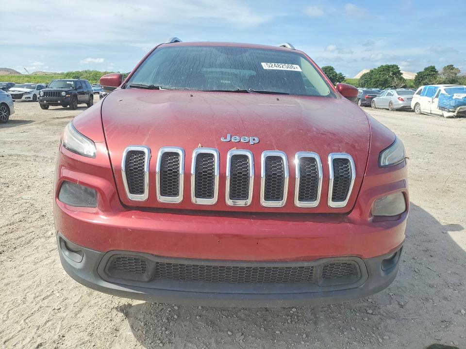 2015 Jeep Cherokee VIN 1C4PJMCB3FW739076 COPART salvage auction — FRONT END, Fl - Certificate Of Title, sold $1,050 on 2026-07-09 (photo 5)
