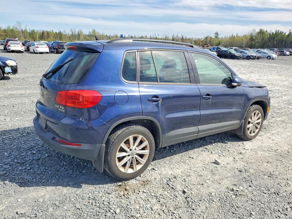 2015 Volkswagen Tiguan VIN WVGJV7AX2FW113413 COPART salvage auction — FRONT END, Ns - Cert Of Reg - Non-Repairable, sold $700 on 2026-08-06 (photo 3)