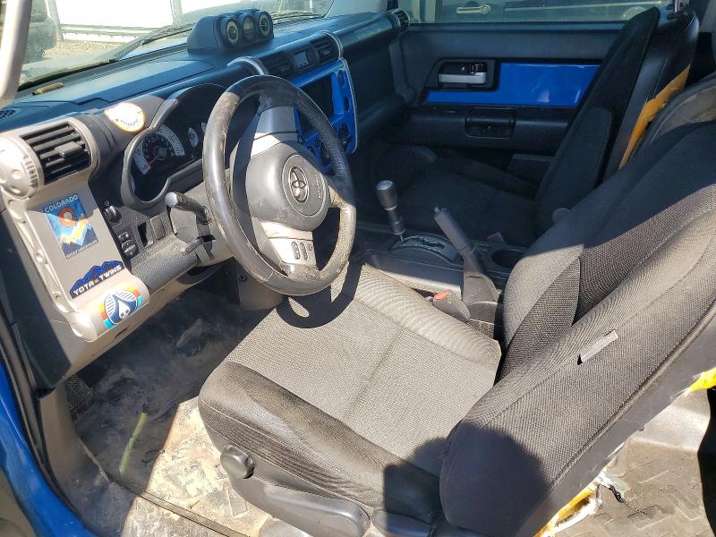 2007 Toyota Fj cruiser VIN JTEBU11F170043645 COPART salvage auction — REAR END, FL - CERTIFICATE OF TITLE, sold $2,350 on 2026-07-31 (photo 7)