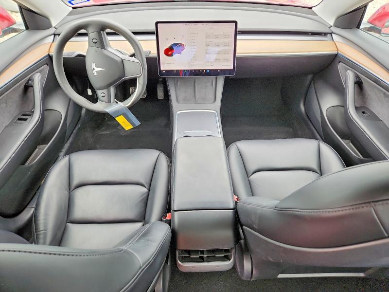 2021 Tesla Model 3 VIN 5YJ3E1EB0MF048913 COPART salvage auction — NORMAL WEAR, Tx - Certificate Of Title, sold $17,500 on 2026-07-14 (photo 8)