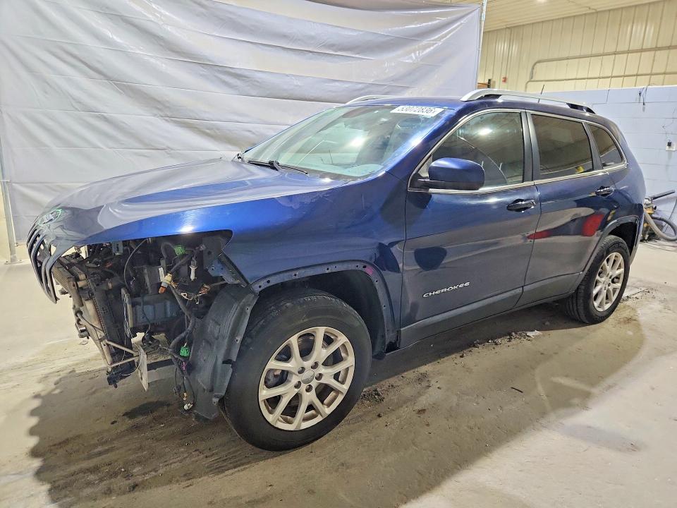 2018 Jeep Cherokee VIN 1C4PJMLX5JD522306 COPART salvage auction — FRONT END, NH - CERT OF TITLE-SALVAGE, sold $525 on 2026-07-02 (photo 1)
