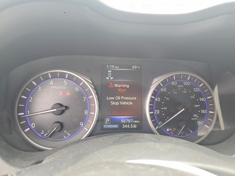 2017 Infiniti Q50 3.0t p VIN JN1EV7AP9HM736986 COPART salvage auction — ALL OVER, Ca - Salvage Certificate, sold $3,850 on 2026-07-21 (photo 9)
