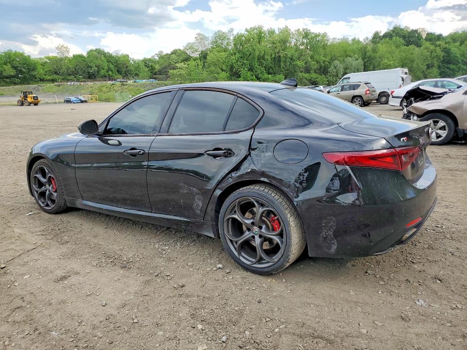 2019 Alfa romeo Giulia VIN ZARFANBN1K7611572 COPART salvage auction — SIDE, ST, sold $2,300 on 2026-08-13 (photo 2)