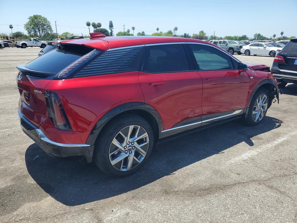 2025 Cadillac Optiq luxu VIN 3GYK3BMRXSS267902 COPART salvage auction — FRONT END, Ca - Salvage Certificate (P), sold $16,300 on 2026-07-24 (photo 2)
