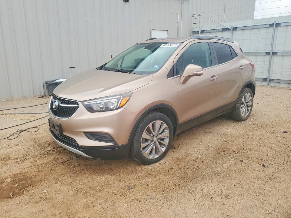 2018 Buick Encore VIN KL4CJASB4JB582909 COPART salvage auction — MINOR DENT/SCRATCHES, Tx - Certificate Of Title, sold $650 on 2026-07-07 (photo 1)