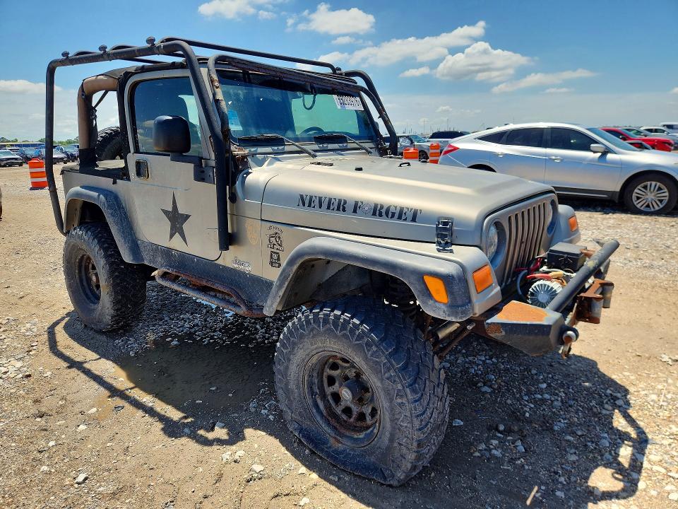 2006 Jeep Wrangler / VIN 1J4FA29196P716727 COPART salvage auction — NORMAL WEAR, Tx - Certificate Of Title (P), sold $2,600 on 2026-07-09 (photo 4)